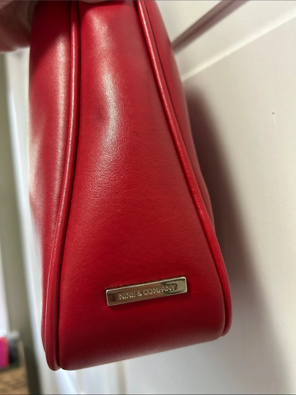 Nine West Red Classic Shoulder Bag - Elegant Everyday Tote